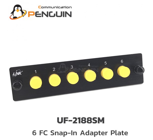 SNAP IN ADAPTER-PLATE 6 FC / SM LINK (UF-2188SM)