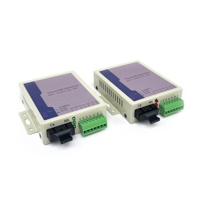 (3-in-1) RS485/422/232 To Dual Fiber SC Converter 20KM