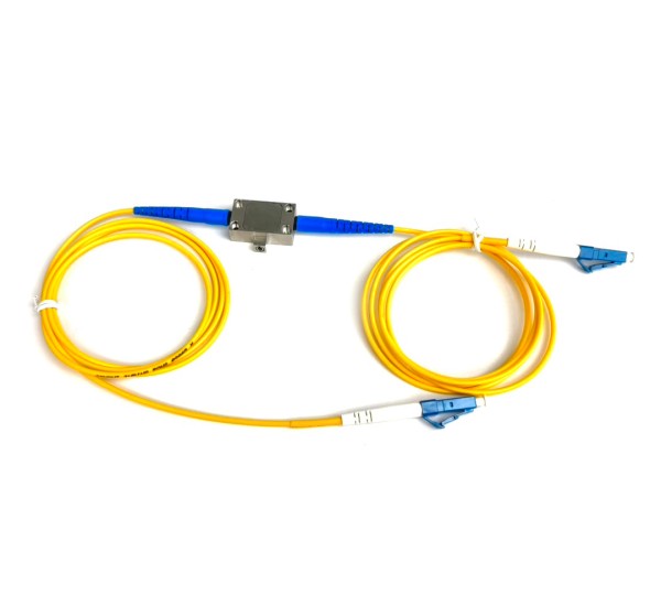 LC/UPC ตัวลดทอนสัญญาณไฟเบอร์ออปติก ปรับค่าได้ 0–60 dB (Single Mode)