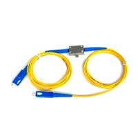 SC/UPC ตัวลดทอนสัญญาณไฟเบอร์ออปติก ปรับค่าได้ 0–60dB (Single Mode)