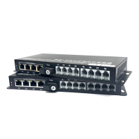 PCM Voice 8CH + 4-Port Gigabit Ethernet Over Fiber (SC)