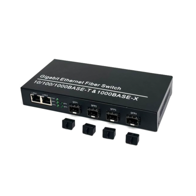 Gigabit SFP Switch 4 Port + 2 GE Uplink (10/100/1000M)
