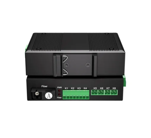 อุปกรณ์แปลงสัญญาณไฟเบอร์ออฟติก 4 ช่อง Dry Contact แบบทางเดียว