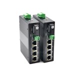 (2-in-1) Media Converter Gigabit + RS485 รองรับ Fiber WDM 20km
