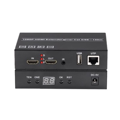  HDMI USB Network Exterder 1080P ปรับช่อง รับ-ส่ง ได้