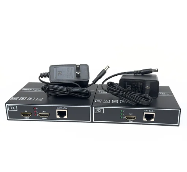 HDMI Extender 1080P P2P ระยะ 150 เมตร พร้อม HDMI Loop Out (ใช้สาย Cat 5e/6)