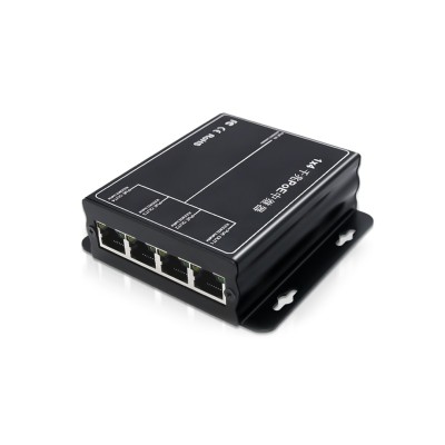 อุปกรณ์ขยาย PoE 1 พอร์ตเข้า 4 พอร์ตออก รองรับ Gigabit af/at/bt