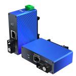 mini Gigabit Industrial WDM Media Converter | SC Single-Mode | 20km (คู่ A+B)