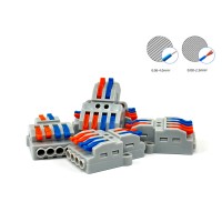 ขั้วต่อสายไฟด่วน KV426 แบบคันโยก 6 ช่อง