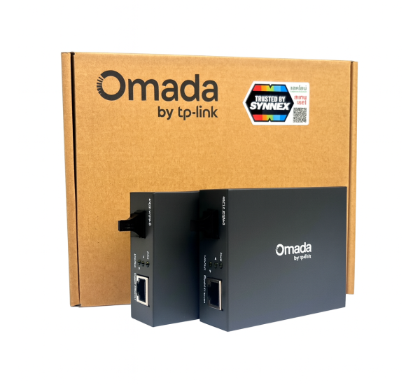 แพ็คคู่ Omada MC211CS-2 + MC212CS-2 | Gigabit WDM Media Converter