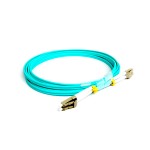 สายไฟเบอร์ออฟติก Patch Cord LC-LC Duplex Multimode OM3 50/125µm LSZH