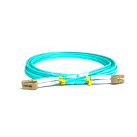 สายไฟเบอร์ออฟติก Patch Cord LC-LC Duplex Multimode OM3 50/125µm LSZH