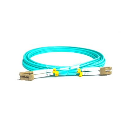 สายไฟเบอร์ออฟติก Patch Cord LC-LC Duplex Multimode OM3 50/125µm LSZH