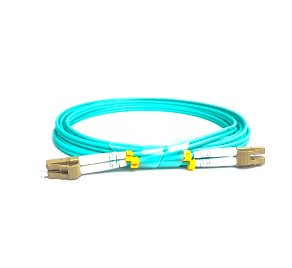 สายไฟเบอร์ออฟติก Patch Cord LC-LC Duplex Multimode OM3 50/125µm LSZH
