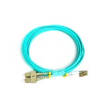 SC/UPC to LC/UPC Duplex Patch Cord Multi-mode OM3 ยาว 3 M.
