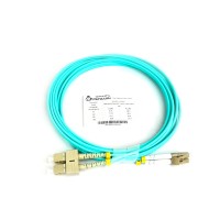SC/UPC to LC/UPC Duplex Patch Cord Multi-mode OM3 ยาว 3 M.