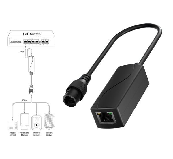 48V to 24V PoE Converter | Gigabit 1-Port (PENGUIN)