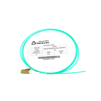 สายไฟเบอร์ Pigtail LC/UPC OM3 มัลติโหมด 0.9 มิล 1 เมตร รองรับ 10Gbps