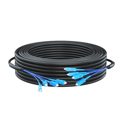 สายไฟเบอร์ออปติกหุ้มเกราะ Outdoor 4 คอร์ SC-SC 6.0mm ยาว 250 เมตร