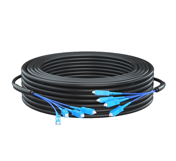 สายไฟเบอร์ออปติกหุ้มเกราะ Outdoor 4 คอร์ SC-SC 6.0mm ยาว 250 เมตร