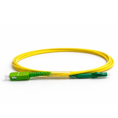 สายไฟเบอร์ออฟติก Patch Cord SC/APC to LC/APC | Single-Mode | 3.0mm | LSZH (เลือกความยาว)
