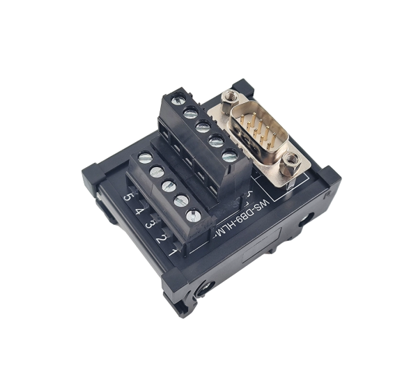 อะแดปเตอร์ DB9 Terminal Block แบบขันสกรู รุ่น WS-DB9-HLM (ตัวผู้)