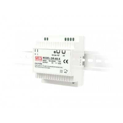  DR-60-5 Rail Type Switching Power Supply 5V (6.5A) 32W