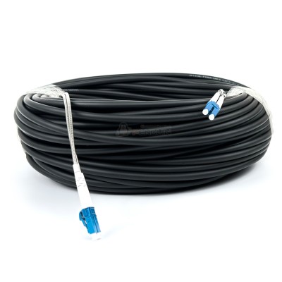 สายไฟเบอร์ออฟติกสำเร็จ 2 Core LC/UPC 300 เมตร |O.D 7.0 mm.