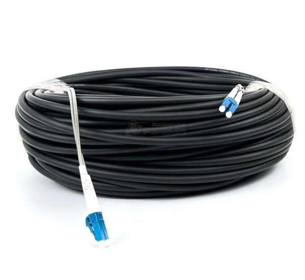 สายไฟเบอร์ออฟติกสำเร็จ 2 Core LC/UPC 300 เมตร |O.D 7.0 mm.