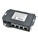 Gigabit Fiber Media Converter | 1 Fiber + 4 LAN | SC Single-Mode | WDM A | 3km