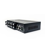 Gigabit Fiber Switch 8 Port (4A+4B) + 2 GE | SC Single-Mode | WDM | 3km