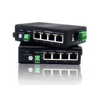 (2-in-one) Industrial Fiber Media Converter 4 Port 100M + RS485 (2-in-one) Industrial Fiber Media Converter 4 Port 100M + RS485
