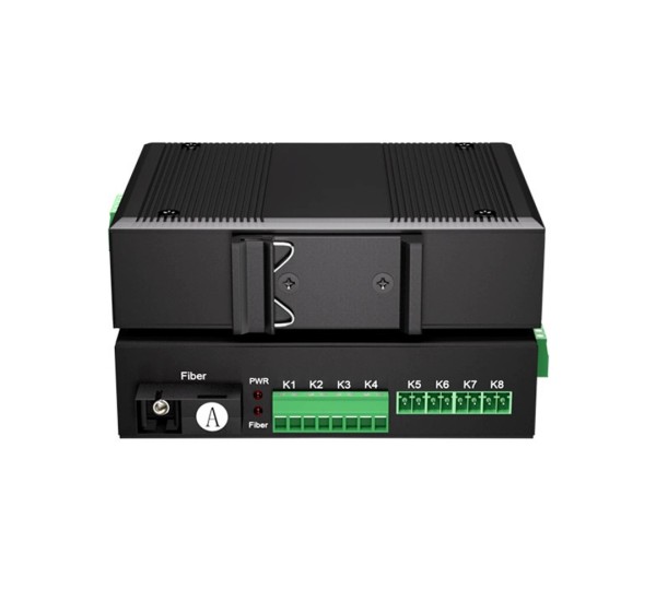 อุปกรณ์แปลงสัญญาณไฟเบอร์ออฟติก 4 ช่อง Dry Contact แบบทางเดียว