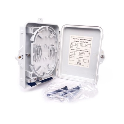 กล่องกระจายไฟเบอร์ออปติก 6 ช่อง (Fiber Distribution Box) กล่องกระจายไฟเบอร์ออปติก 6 ช่อง (Fiber Distribution Box)