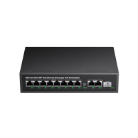 Switch PoE Gigabit 8+2+1 SFP 120W | HX-X0803PEG Switch PoE Gigabit 8+2+1 SFP 120W | HX-X0803PEG