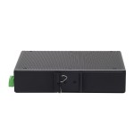 Gigabit 16 Port Industrial PoE Switch ยึดรางปีกนก