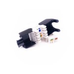 เต้ารับสายแลนตัวเมีย RJ45 CAT6 UTP แบบ Tool-Free สีขาว เต้ารับสายแลนตัวเมีย RJ45 CAT6 UTP แบบ Tool-Free สีขาว