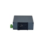 Mini Industrial Gigabit Fiber Media Converter | 1 SC (WDM A) + 8 LAN | 20km