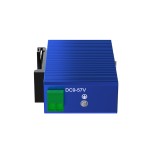 Mini Gigabit Industrial Media Converter | 1 SFP + 2 LAN | DC 9-57V