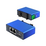 Mini Gigabit Industrial Media Converter | 1 SFP + 2 LAN | DC 9-57V Mini Gigabit Industrial Media Converter | 1 SFP + 2 LAN | DC 9-57V