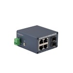 Mini Gigabit Industrial Switch 4 Port + 2 SFP | DIN-Rail | DC 9-57V รหัสสินค้า: 16575 Mini Gigabit Industrial Switch 4 Port + 2 SFP | DIN-Rail | DC 9-57V รหัสสินค้า: 16575