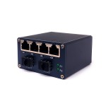 Mini Gigabit Industrial Switch 4 Port + 2 SFP | DIN-Rail | DC 9-57V รหัสสินค้า: 16575