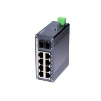 Mini Gigabit Industrial Switch 8 Port + 2 SFP | DIN-Rail | DC 9-57V Mini Gigabit Industrial Switch 8 Port + 2 SFP | DIN-Rail | DC 9-57V