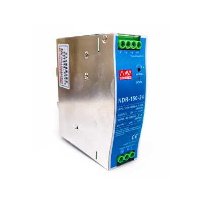 Switching Power Supply ติดรางปีกนก 24V 150W | NDR-150-24 |