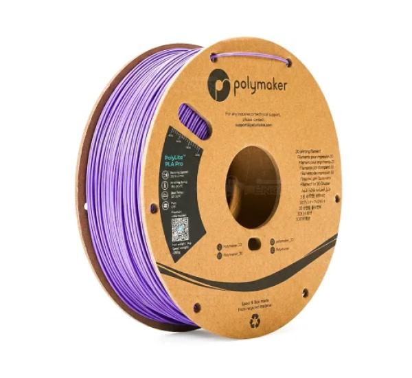 PolyLite™ PLA Pro เส้นพลาสติก 3D Filament 1.75mm 1KG สีม่วง (Polymaker) PolyLite™ PLA Pro เส้นพลาสติก 3D Filament 1.75mm 1KG สีม่วง (Polymaker)