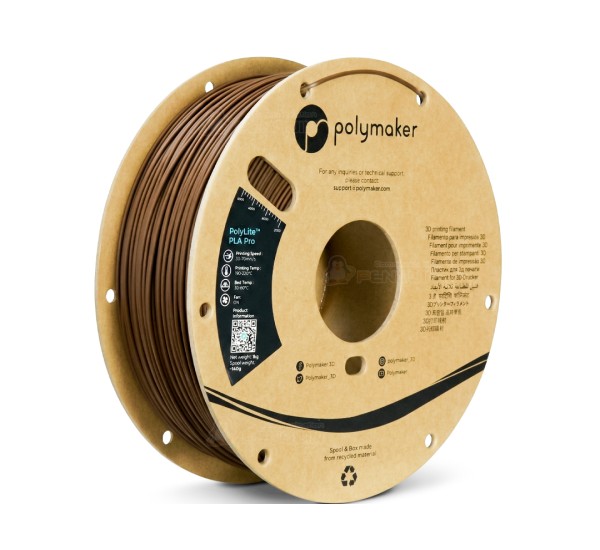 Polymaker PolyLite™ PLA Pro 1.75mm 1KG (Brown)