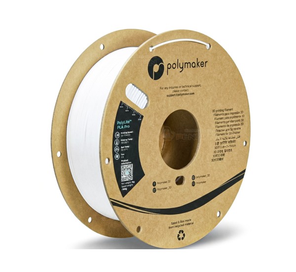 PolyLite™ PLA Pro สีขาวเย็น (Cold White) 1.75mm 1kg