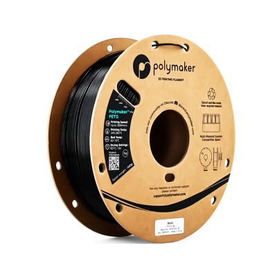 Polymaker™ PETG Black 1.75mm 1KG PB05001 | เส้นพลาสติก PETG สำหรับเครื่องพิมพ์ 3 มิติ