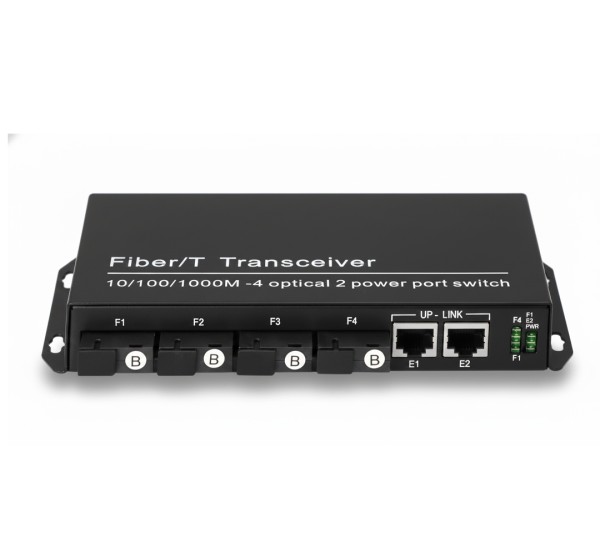 Gigabit Fiber Switch 4 Port SC (B Side) + 2 LAN ระยะ 3km