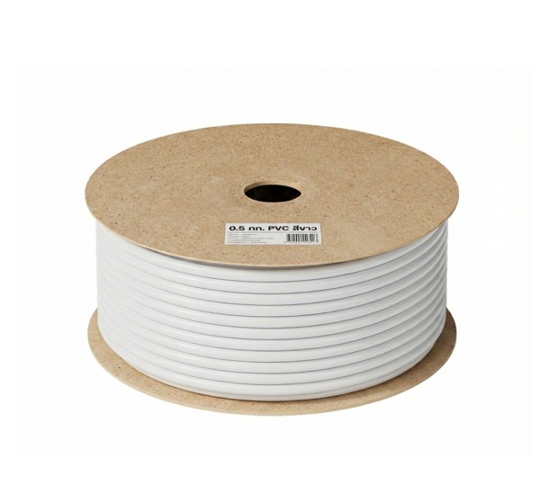 ท่อมาร์คสายไฟ PVC สีขาว 4 sq.mm ม้วน 0.5 kg. ยาว 35 เมตร ท่อมาร์คสายไฟ PVC สีขาว 4 sq.mm ม้วน 0.5 kg. ยาว 35 เมตร
